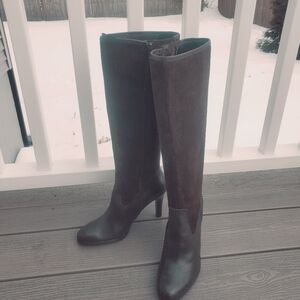 Ralph Lauren Bryce Dark Brown Heeled Boots